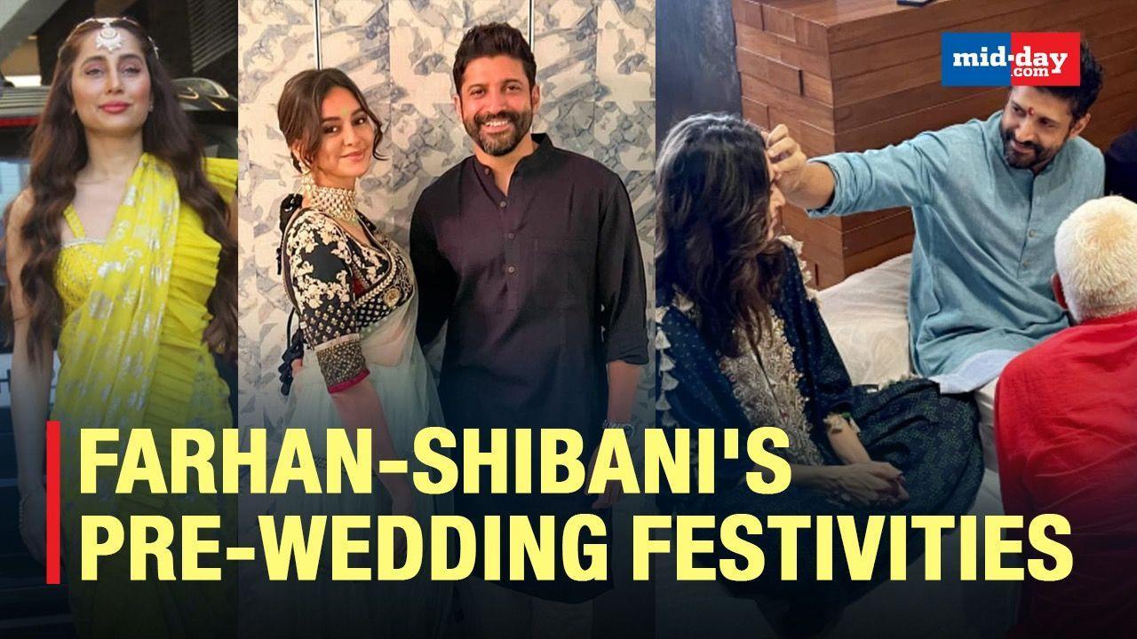 Rhea, Shabana, Others Attend Farhan-Shibani's Pre-Wedding Festivities